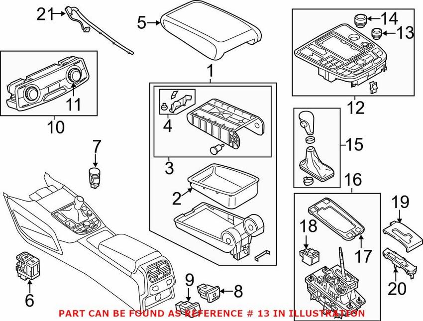 Audi Radio Knob 4G0919070